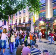 Outside Quays Bar, Temple Bar